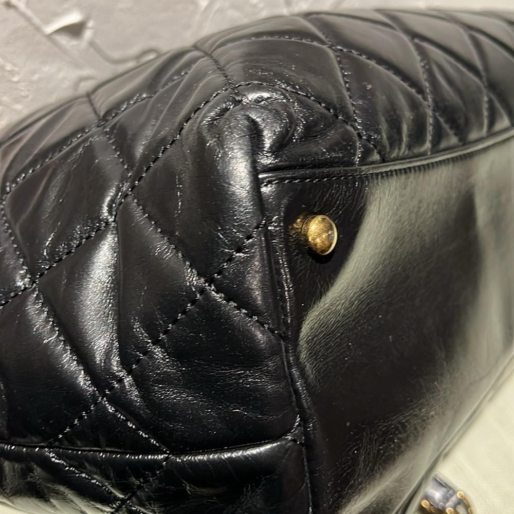 CHANEL CC GHW Chain Hand Shoulder Bag Calfskin Leather#18207685 Black - Picture 7 of 15